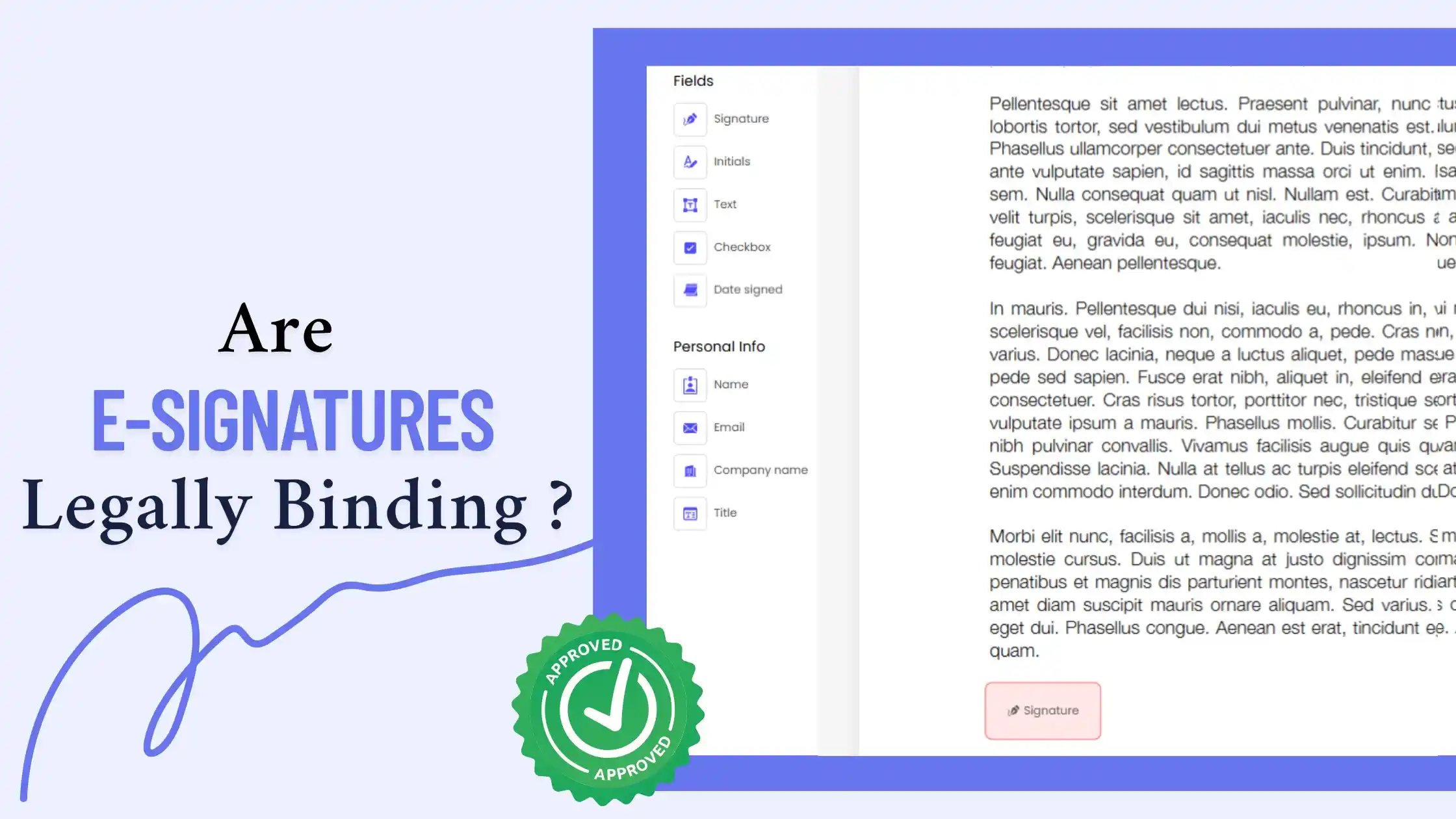 E-signature legal guide for secure online document signing